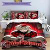 3pcs douma Cover Set - Personalized Name, HD Printed Bedding with 1 Cover and 2 Pillowcases - Perfect for Home Decor, Easy Care