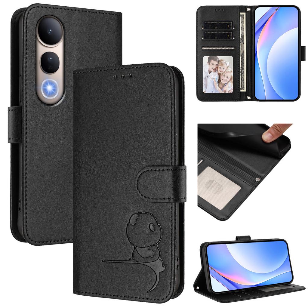 Panda Motifs Leather Wallet Flip Phone Case for VIVO V50 Lite 4g 5g vivo v50 5g Shockproof Full Protection Back Cover Funda