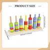 Color-sorting Stacking Toy, Block Set, Early Childhood Learning Rainbow Rings