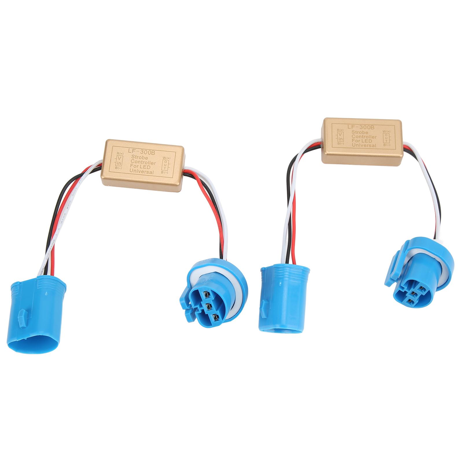 

2шт ЛФ300B 9007 Контроллер мигания 50 Вт Светодиодный модуль управления стробоскопом для бронированных автомобилей