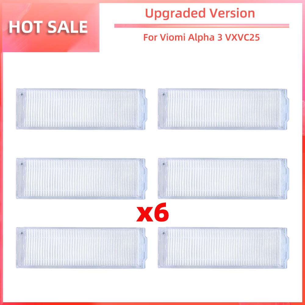 Compatible for Viomi Alpha 3 VXVC25 / MJSTP / Redroad G10 Robot Vacuum Main Side Brush HEPA Filter Mop spare parts Accessories