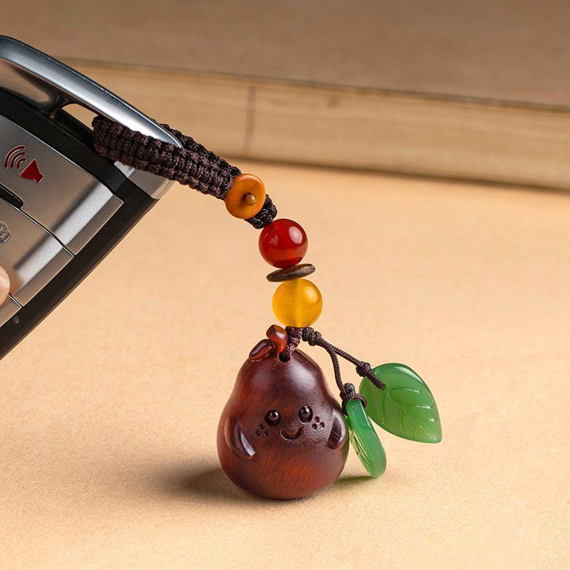 Sandalwood Pear Couple Keychain & Phone Lanyard