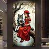 Girl and Wolf Large Size Diamond Painting New Collection Dog Fox Owl Diy Full Square Round Drill Rhinestone Embroidery Mosaic Cross Stitch Kits