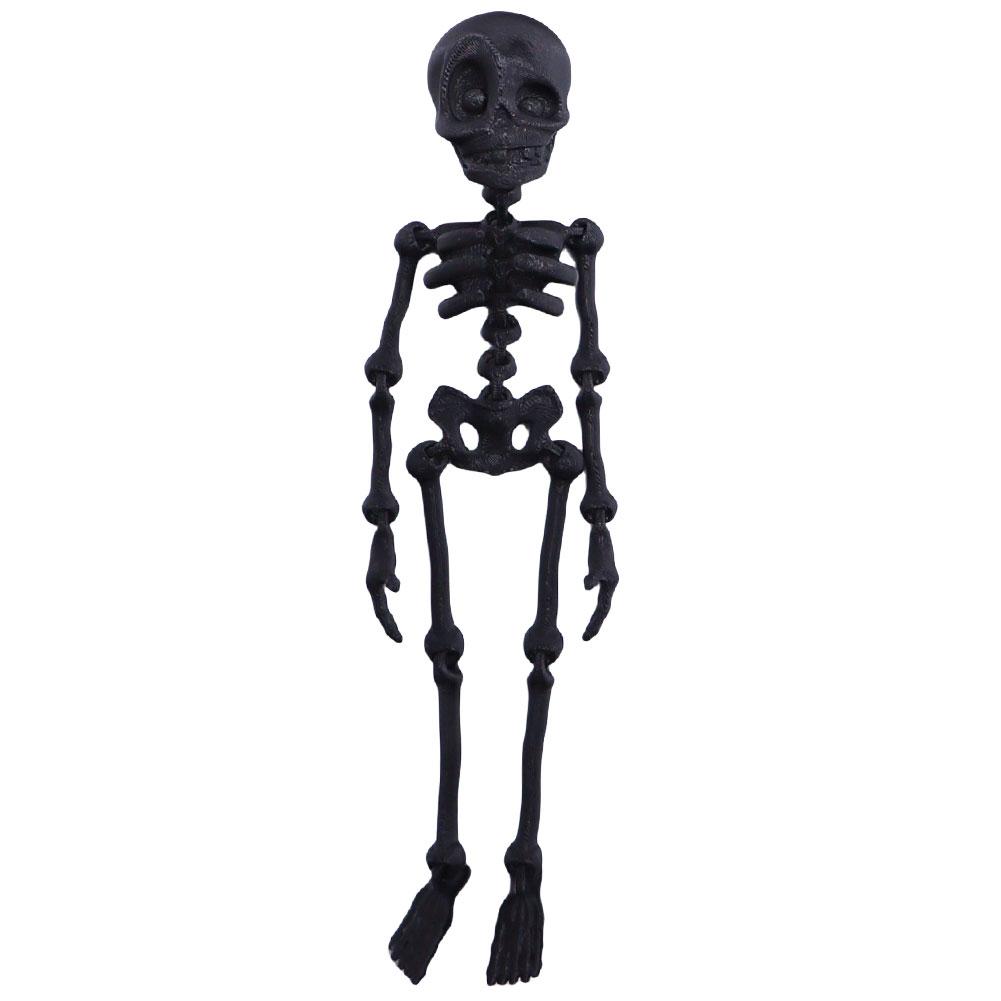 Halloween Funny Gothic Skull Magnet 3D Printed Articulated Poseable Skeleton Horror Skull Magnet Fridge Sticker Home Decor