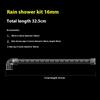 Aquarium Rain Spray Bar Outflow Pipe Transparent Acrylic Rain Shower Outlet Tube Kit Fish Tank External Filter Accessries