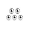 5 Piezas Bolas de Repuesto Diferentes Tamaños Barra Labret Herradura Accesorios para Piercing Joyería Corporal de Acero Inoxidable