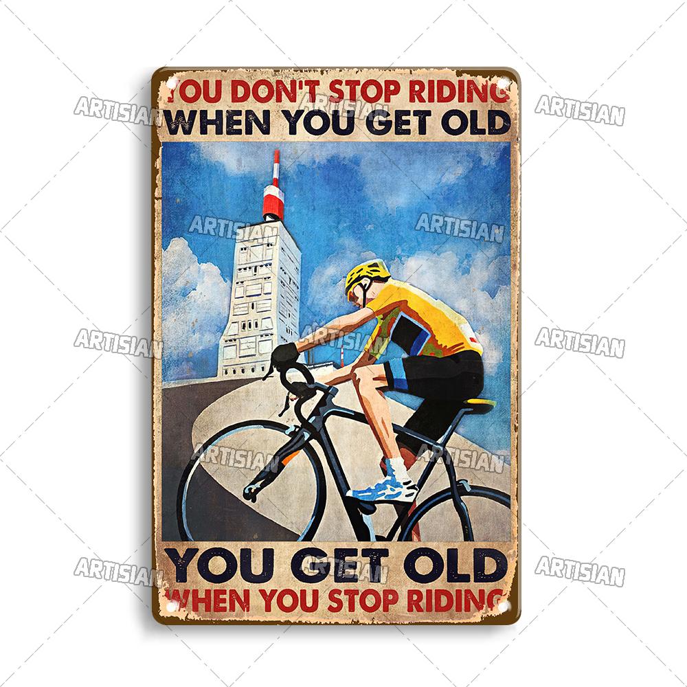 

Mfoever Artisian Bicycle Metal Sign Bike Sport Tin Plaque Cycling Decorative Poster Wall Decor Garage Bar Pub Club Hotel Cafe Kitchen (as the picture,7.8x11.8inch)