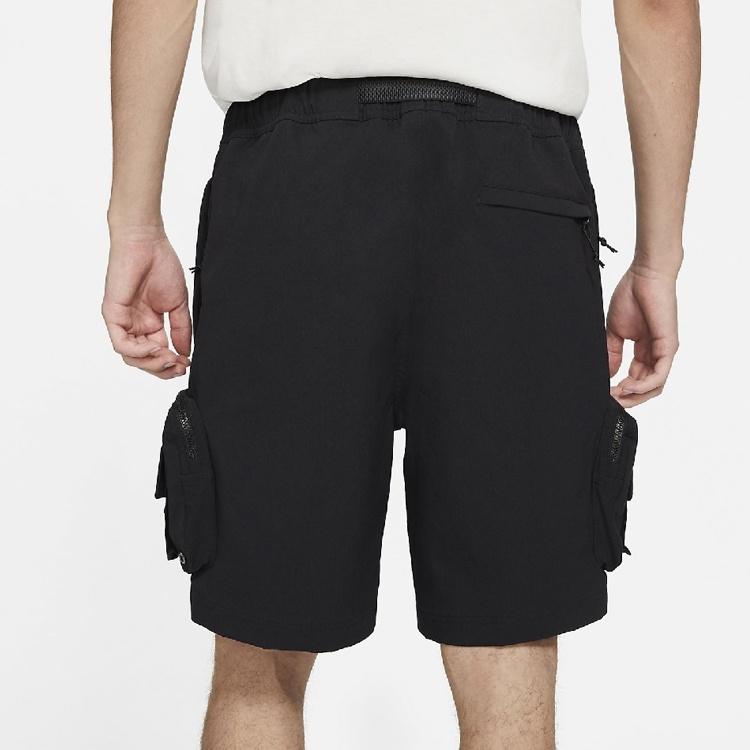 Nike ACG Embroidered Logo Lacing waterproof Multiple Pockets Shorts Black Men's DH8348-010