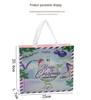 Contagem Regressiva para o Natal: Caixa de Presente Roxa com Calendário de Pulseira de Contas Douradas/Prateadas DIY