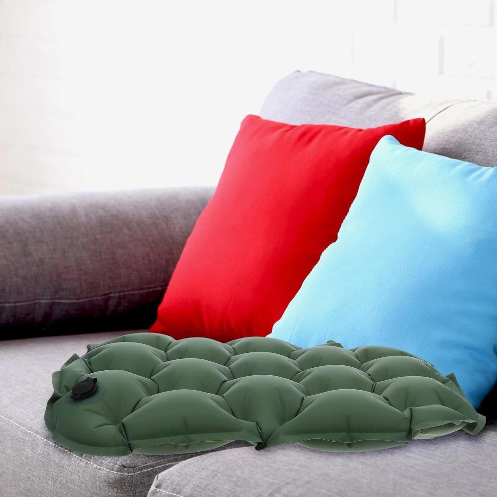 Moisture-proof Inflatable Seat Cushion Space-saving Camping Sitting Pad Car Seat Cushion Outdoor