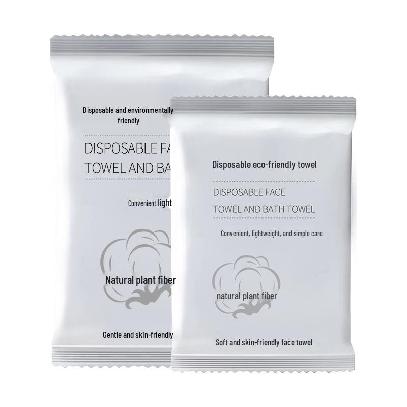 Individually Packaged Disposable Bath Towels for Hotels and Inns - Adult Size 50x100 Small Bath Towel Individually Packaged