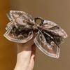 1pc Elegant Coffee Brown Bow Hair Claw Clip for Women - Bohemian Style, Large Size, Perfect for Daily Commute & Parties