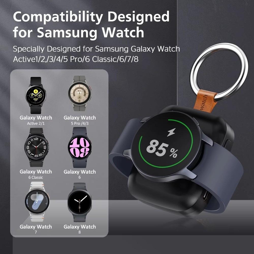 Indicador LED Banco de Energía Carga Rápida Carga de Reloj Nuevo Cargador Inalámbrico Para Galaxy Watch 6 7 8