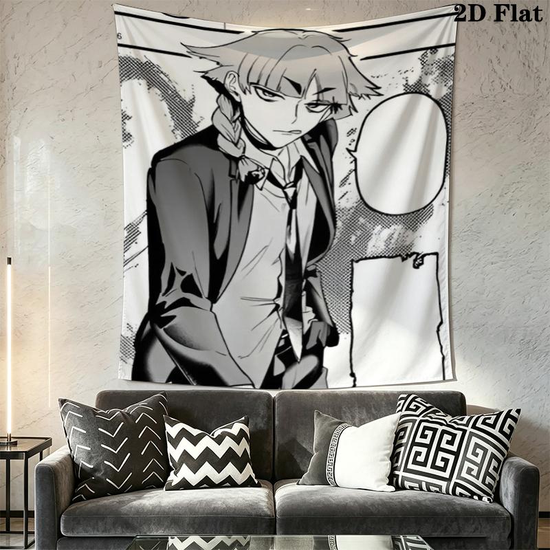 Iruma kun Wall Tapestry Aesthetic Wall Hanging Printed Fabric Blanket Decorative Tapestries for Bedroom Living Room Home Decor