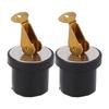 2PCS 19mm Livewell Drain Plug Brass Compression Type 7 8in Marine Drain Plug for Livewell Sink Transom Baitwell
