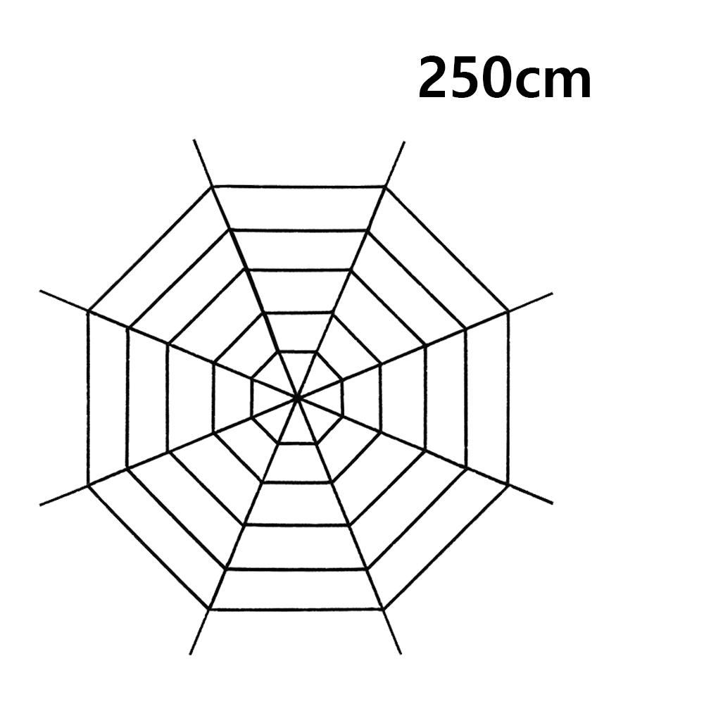 150/250cm Black White Halloween Spider Web Party Bar Layout Props Trick Toy Plush Spider Decoration Supplies Horror Prop