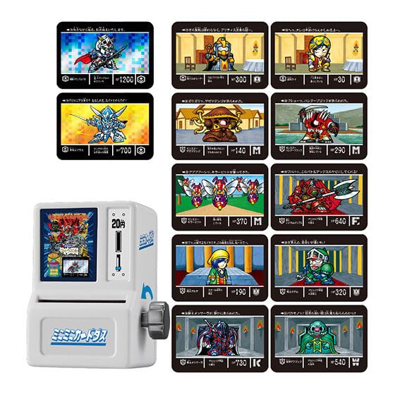 Mini Mini Carddass SD Gundam Gaiden Knights of the Round Table All 8 Types Set Full Comp Gacha Gacha
