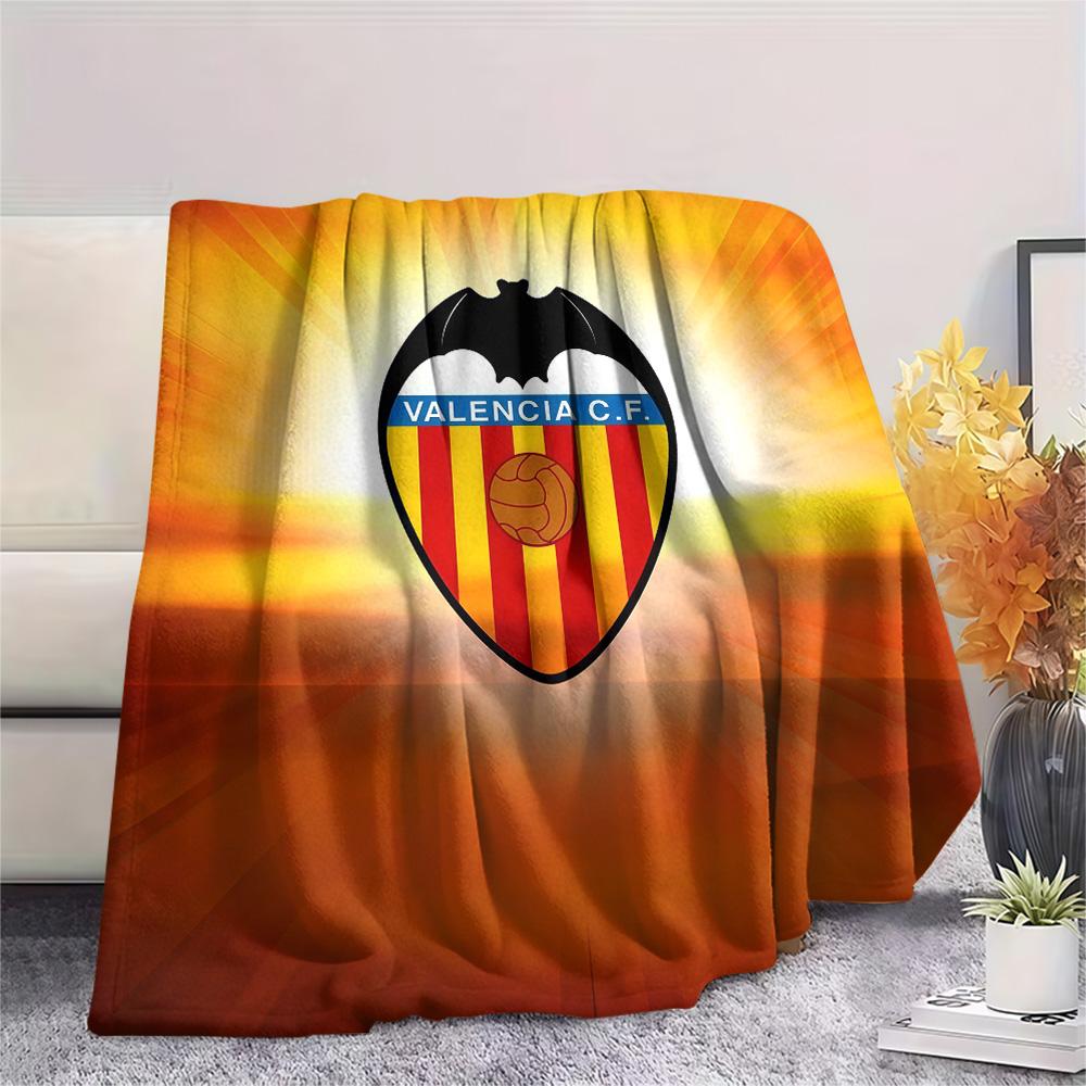 Valencia Club de Fútbol3 Flannel Blanket, High quality Comfortable for All Seasons, Home Decor, Warmth and Comfort