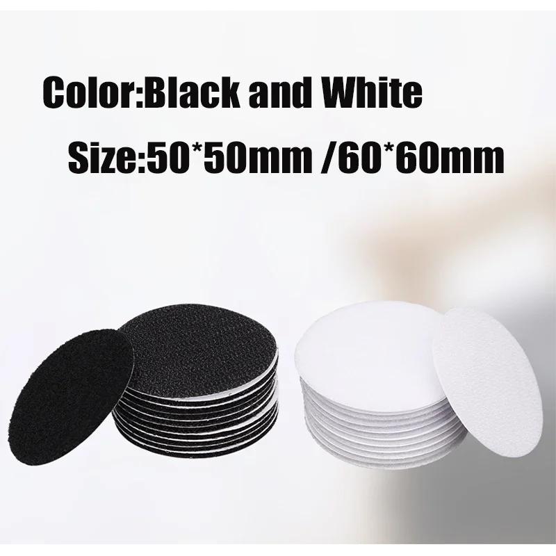 5-30Pcs Self Adhesive Hook and Loop Fastener Tape Round Dot 50/60mm Nylon Fixed For Bed Sheet Sofa Mat Carpet Anti Slip Stickers