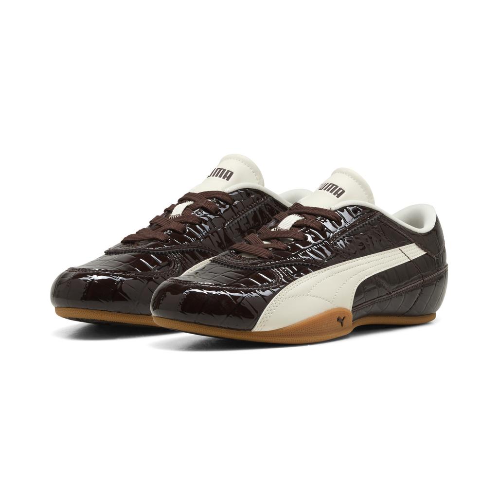 Puma Scarpe Casual Basse Comode e Resistenti Bella Mina Croc Sneakers da Donna Marrone Beige Bianco 407668-01