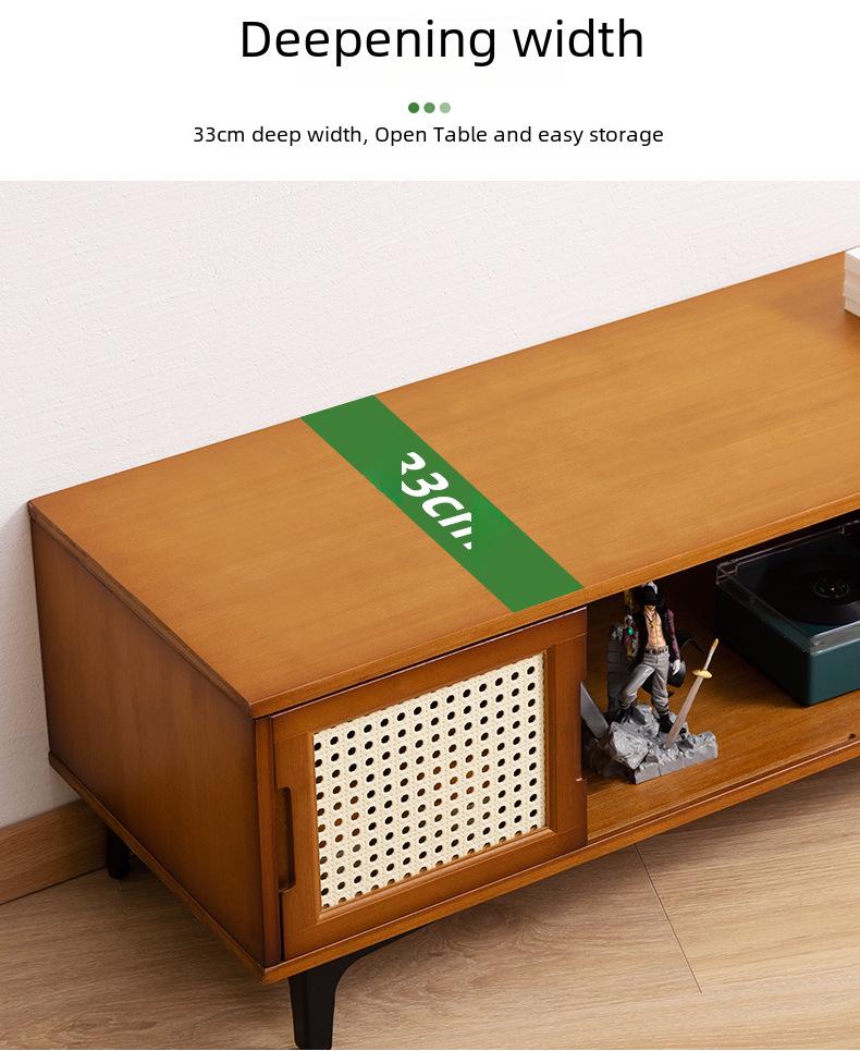 Luxury Retractable TV Cabinet & Coffee Table Combination for Small Apartments
