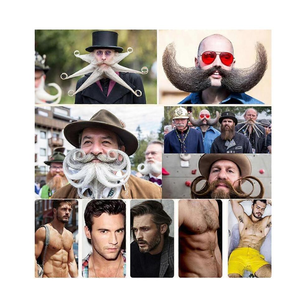 2 uds Crecimiento de Pelo de Barba Regeneración Reparación Nutrientes Naturales 30ml