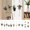 Macrame Plant Hanging Flowerpot Hanging Planter Hanging Baskets Handmade Plant Holder Net Hanger for Wall Decoration