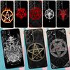 Gothic Satanic Pentagram Phone Case For Samsung Galaxy S25 S23 S22 S21 Ultra S9 S10 S20 Plus S24 FE Funda Cover Shell