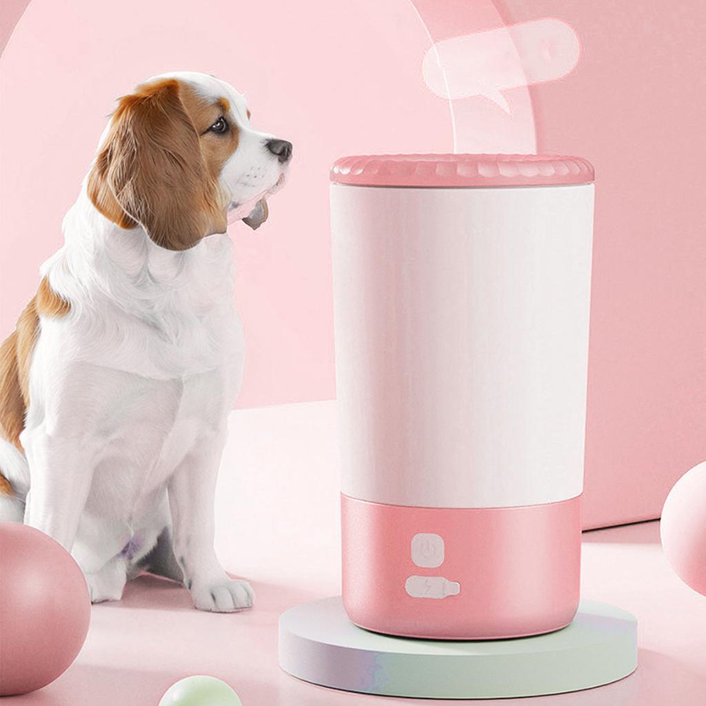 Electric Dog Foot Washer Cup   Start Portable Automatic Muddy Pet Foot Cleaner for Dogs Cats