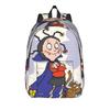 Mona The Vampire Anime Teenage Backpack Lightweight Student Hiking Travel  Daypack for Men Women Laptop Canvas Bags
