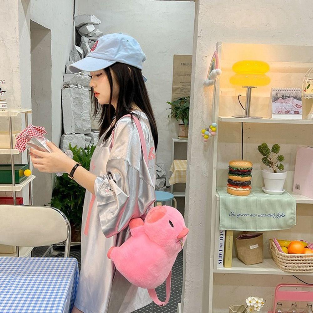 

Плюшевая кукла Капибара плюшевый рюкзак милый школьный рюкзак для студентов креативный мультяшный рюкзак для путешествий