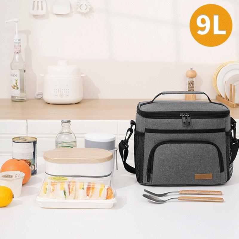 Sturdy Waterproof Picnic Coolers Bag Thermal Insulation Lunch Organizers for Outdoor Activities