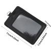 Pu Badges Holder Rope Retractable Lanyard for School Office Work Tag Credentials Pass ID Students Meal Bus Credit Card Protector