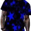 Herenmode 3D Geprint Heren T-shirt Ronde Hals Korte Mouw Trendy Streetwear