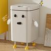 Intelligent Sensor Trash Can Household New High-value Living Room Bedroom Kitchen Toilet Large Cartoon Creative Cute
