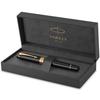 Stylo Plume - PARKER - Duofold Centennial - Noir - Or 18K - Coffret Cadeau