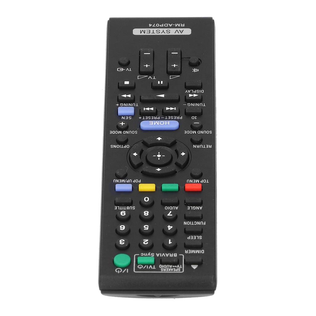 RMADP074 Durable Compact LCD TV Remote Control Replacement Universal Controller ABS Black
