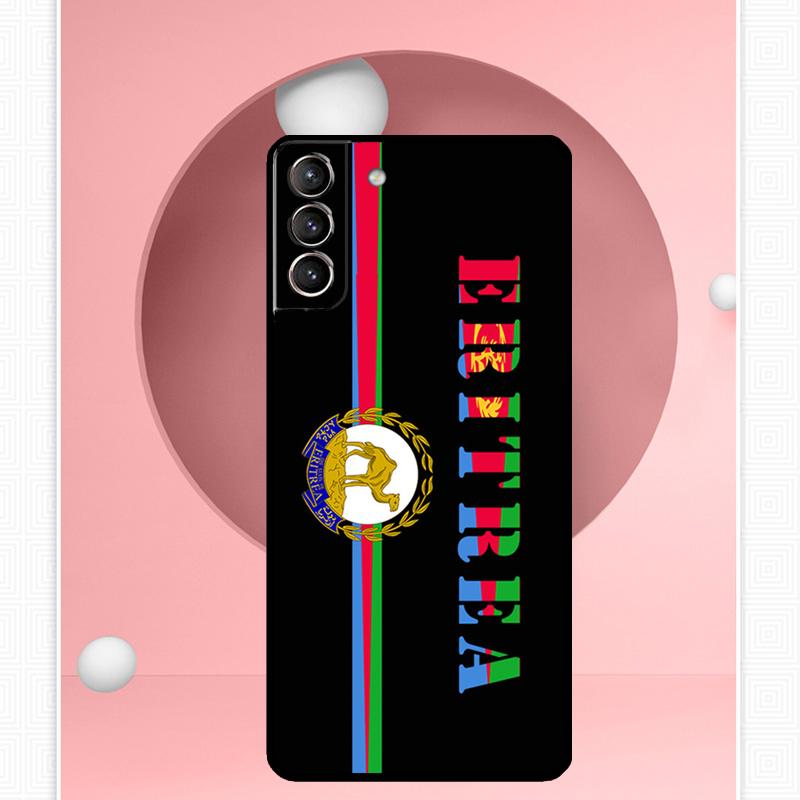 Eritrea Flag Case For Samsung Galaxy S24 S23 S22 Ultra Note 10 Plus Note 20 S9 S10 S20 S21 FE Back Cover
