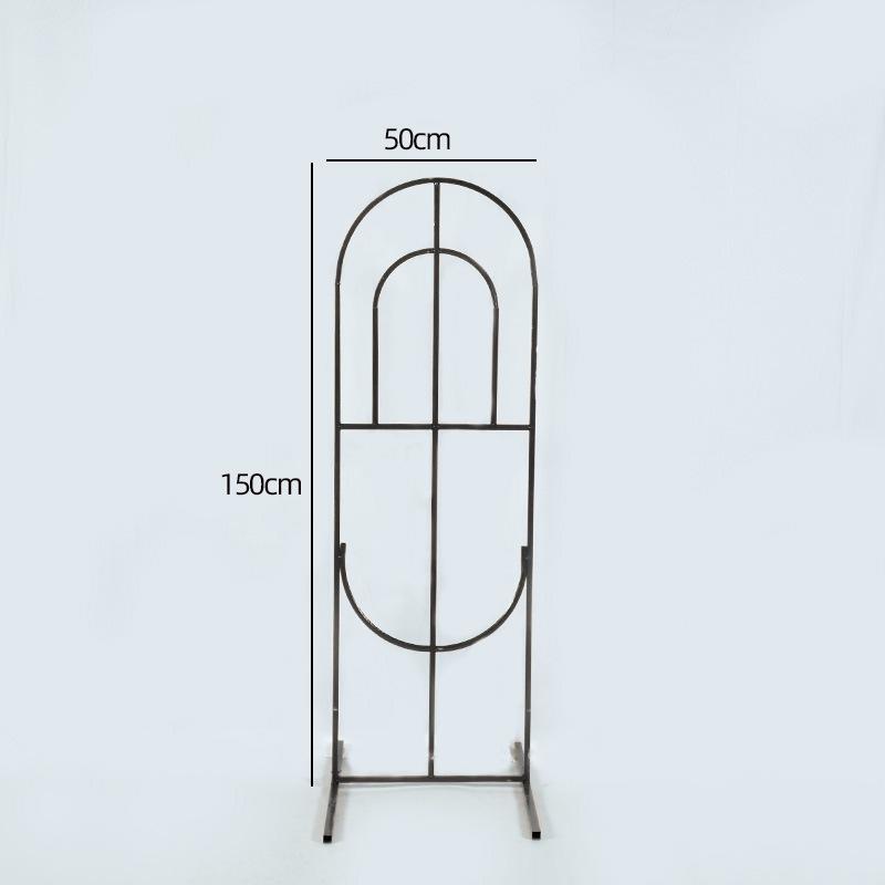 

Huatian Outdoor Wedding Wrought Iron Arch: Mori Style Flower Stand & Background Decoration