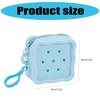 Colorful Change Pouch Waterproof Silicone Coin Organizer With Zipper Top Cute Kids Accessory Silicone Card Holder