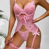 Set Lenjerie Intimă Transparent Sexy Dantelă Set Lenjerie Intimă pentru Femei Lenjerie Intimă Sutien Sexy Erotic Lenjerie de Noapte