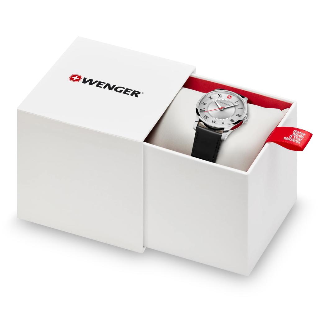 WENGER CITY CLASSIC Watch Quartz (01.1421.124) - [Gift]