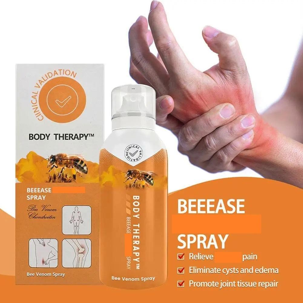 Bee Venom Pain Relief Spray Body Joint Bone Therapy Recover Massage Muscle Health Care