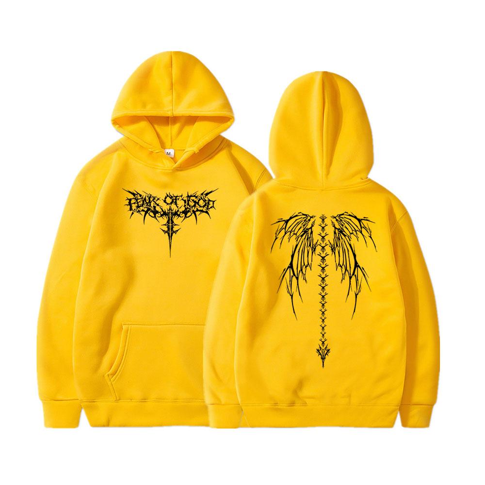 Death Wings Print Zipper Hoodie Men Women Gothic Y2k Jacket Hoodies Casual Sweatshirt Coat Streetwear Winter Autumn