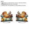 Modern Home Office Decor Abstract Thinker/Bathtub Santa Claus/Christmas Nativity Acrylic Desktop Ornament, Artistic Table Decoration with Unique Desk