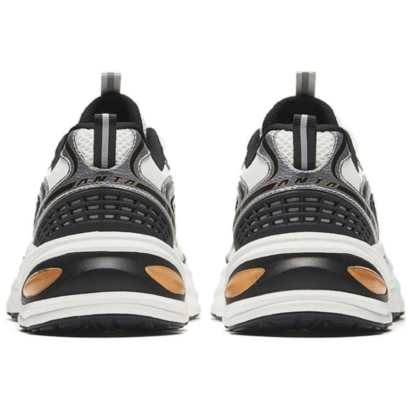 Anta Comfortable Versatile Slip-Resistant Durable Low-Top Casual Shoes Men Sneakers White Silver Black 112438893-5