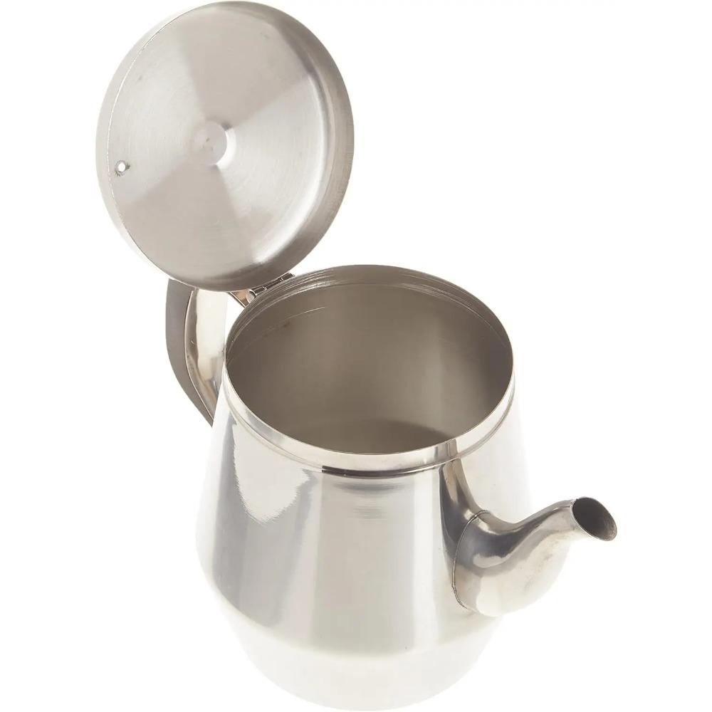 32-Ounce Gooseneck Teapot, Stainless Steel, Medium