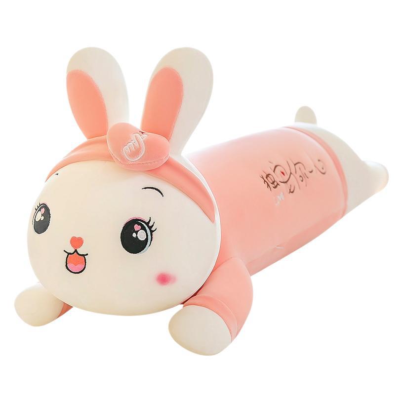 Cute Heart-brow Rabbit Pillow Plush Toy Girl Long Strips and Legs Sleeping Doll Doll Doll Gift