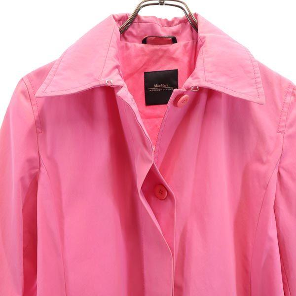 MAX MARA made in Italy Long sleeve Stainless collar coat 38 pink Women Used
