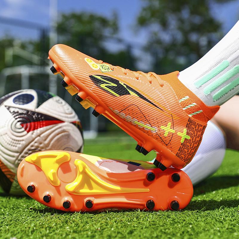 Neue Jugend TF/FG Fußballschuhe Bequem Langlebig Rutschfest Outdoor Neutral Sneaker Herren und Damen Rasen Trainings Fußballschuh